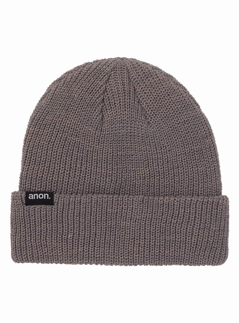 Bonnet Burton Anon Cuff Homme Grise | 821507-RBD