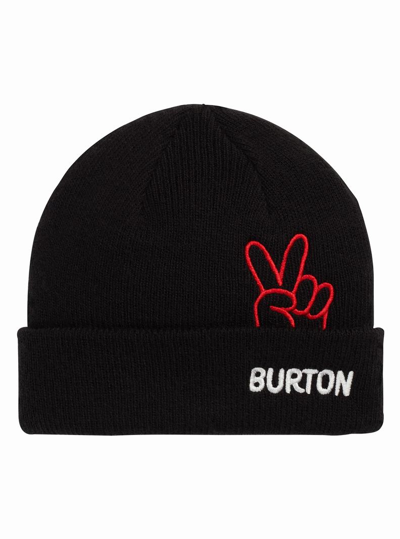 Bonnet Burton Beanie Enfant Noir | 809437-CRY