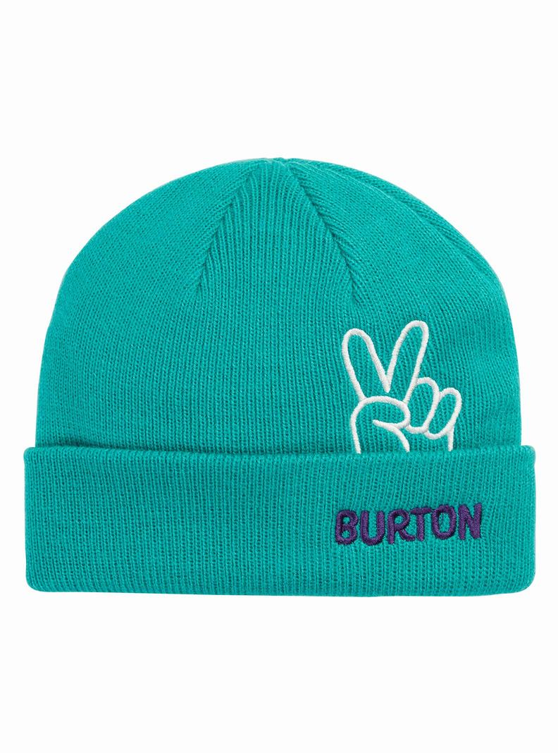 Bonnet Burton Beanie Enfant Vert | 216450-PRE