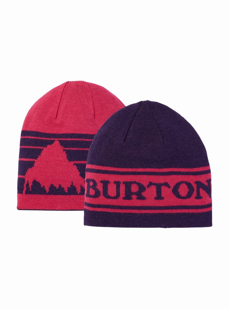 Bonnet Burton Billboard Reversible Enfant Rose Violette | 510274-ORU