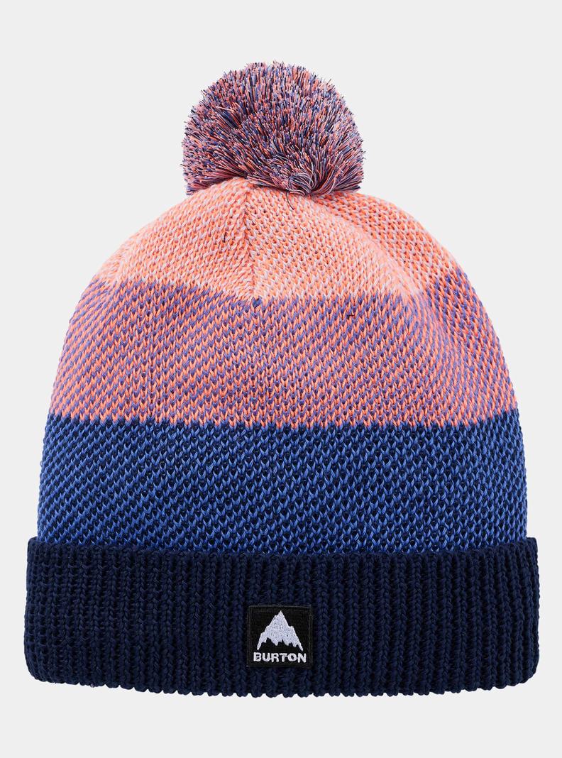 Bonnet Burton Fleece-Doublée Pom Enfant Bleu | 240385-NQU