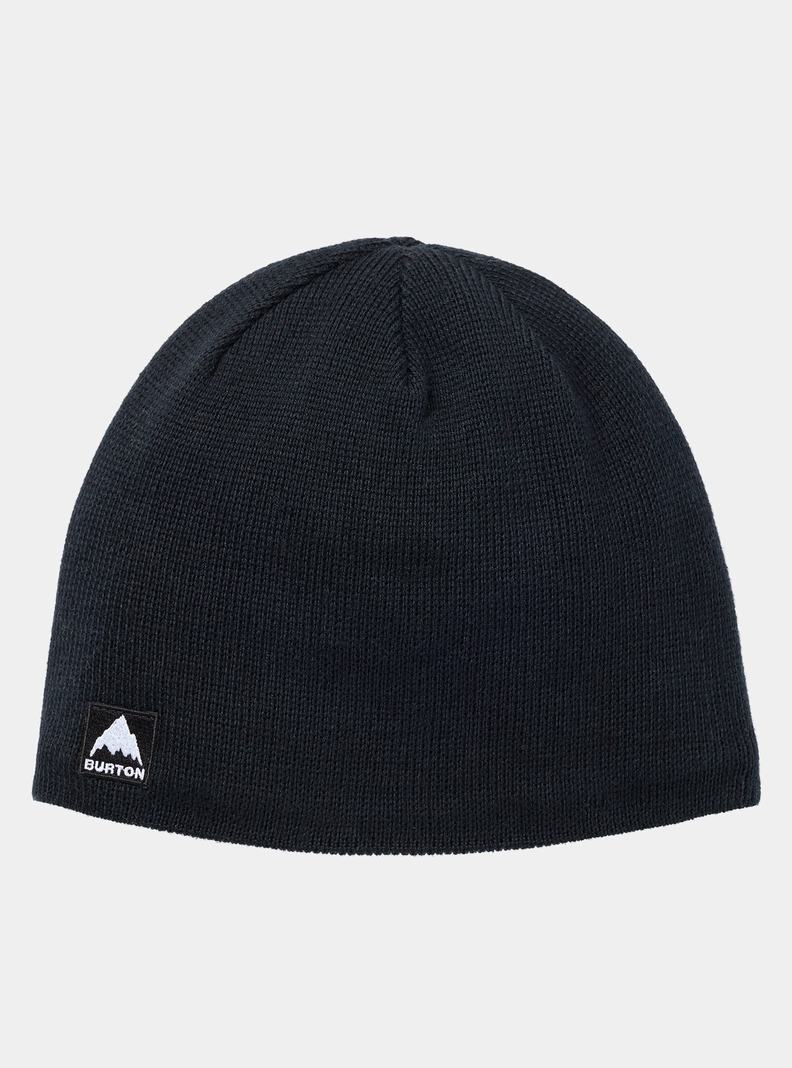 Bonnet Burton Mountain High Fleece-Doublée Homme Noir | 718436-GUA