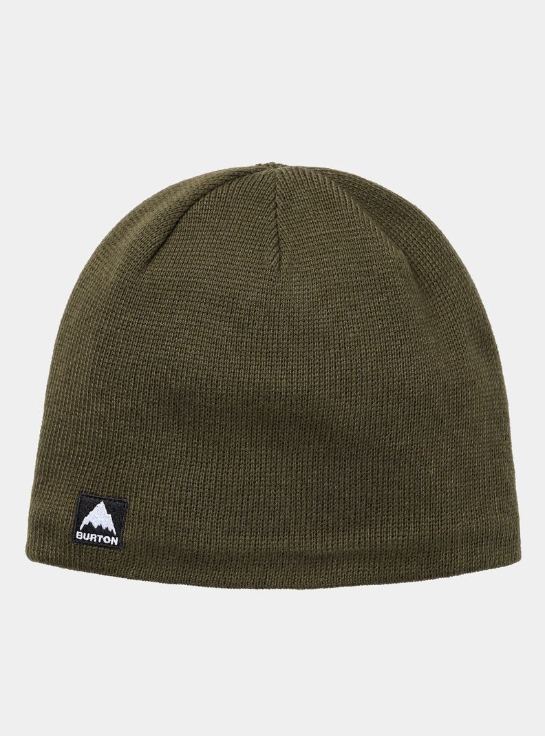 Bonnet Burton Mountain High Fleece-Doublée Femme Vert Foncé | 902651-UPK