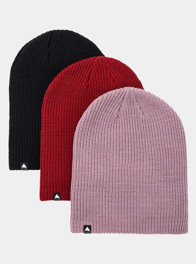 Bonnet Burton Recycled DND (3 Pack) Homme Noir Orange Rose | 720861-DXS