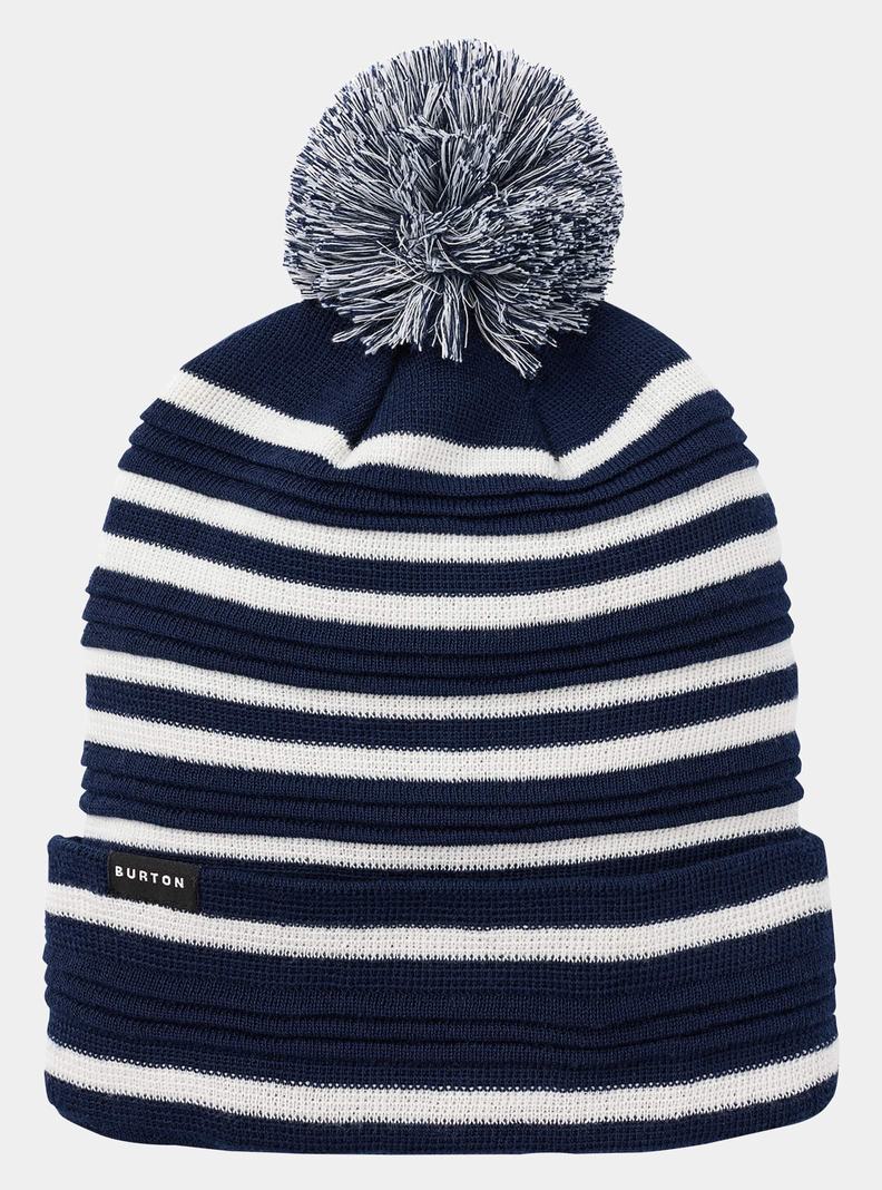 Bonnet Burton Recycled Ottoman Rib Femme Bleu | 810362-PZT