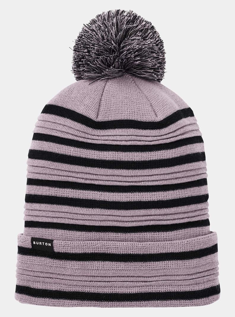 Bonnet Burton Recycled Ottoman Rib Homme Violette | 347160-JHO