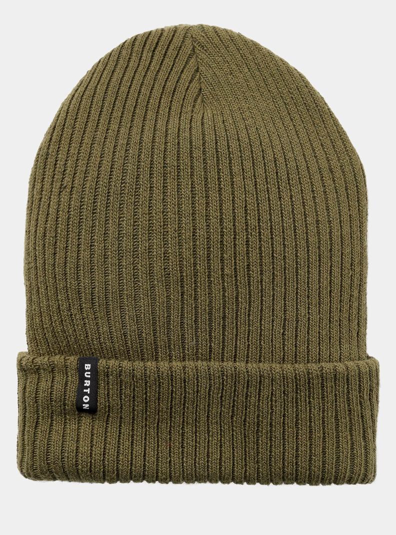 Bonnet Burton Recycled Rib Homme Vert Olive | 574068-TFW