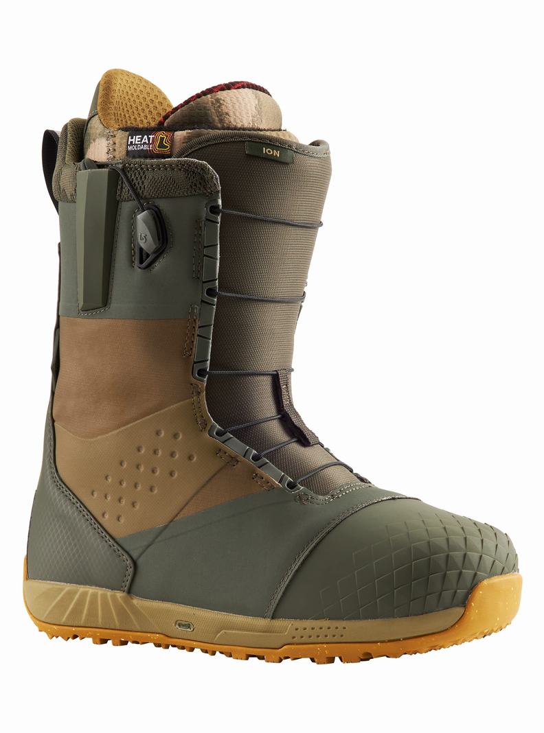 Boots Snowboard Burton Ion Homme Vert Olive | 618375-PKH