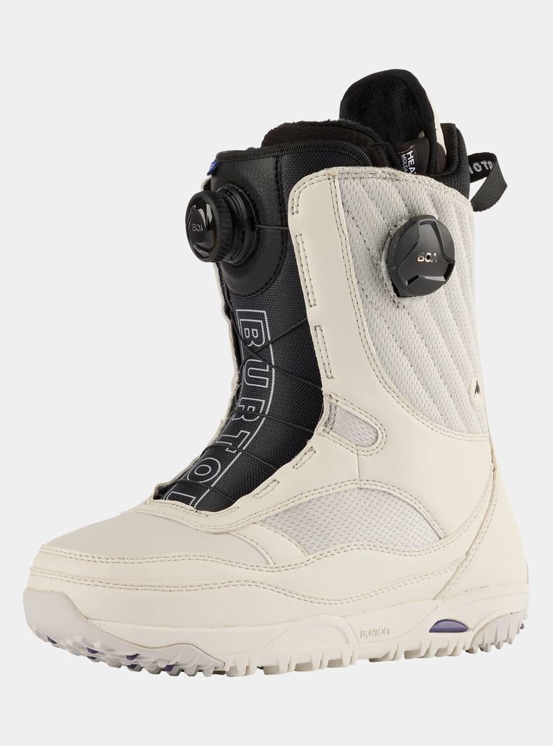 Boots Snowboard Burton Limelight BOA® Femme Blanche | 392468-RAS