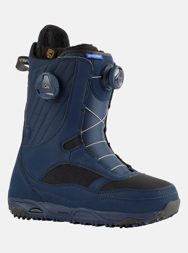 Boots Snowboard Burton Limelight BOA® Larges Femme Bleu Marine | 125683-MKA
