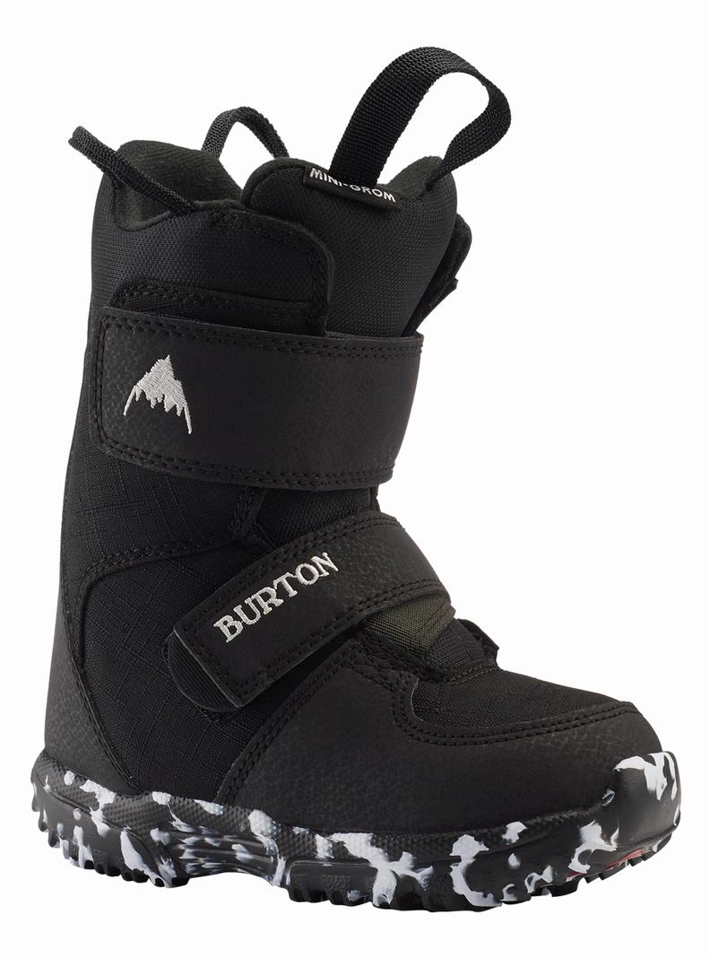 Boots Snowboard Burton Mini Grom Enfant Noir | 480273-MKA