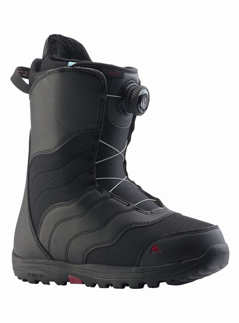 Boots Snowboard Burton Mint BOA® Larges Femme Noir | 317064-OLY