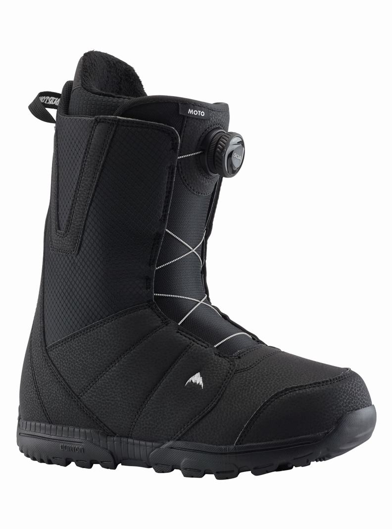 Boots Snowboard Burton Moto BOA® (Larges) Homme Noir | 748619-PTQ