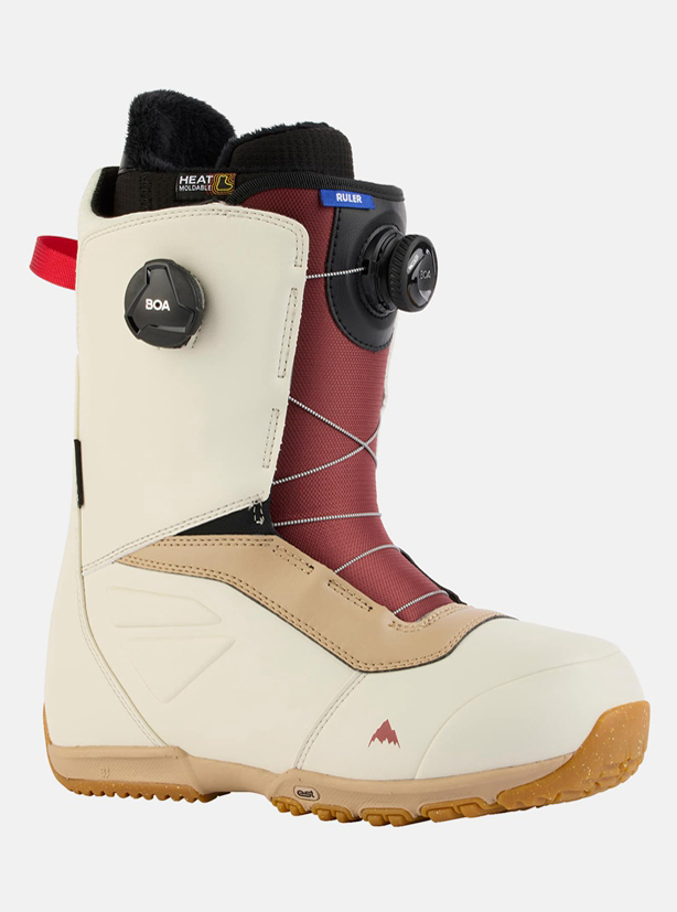 Boots Snowboard Burton Ruler BOA® Homme Blanche | 756298-MKP