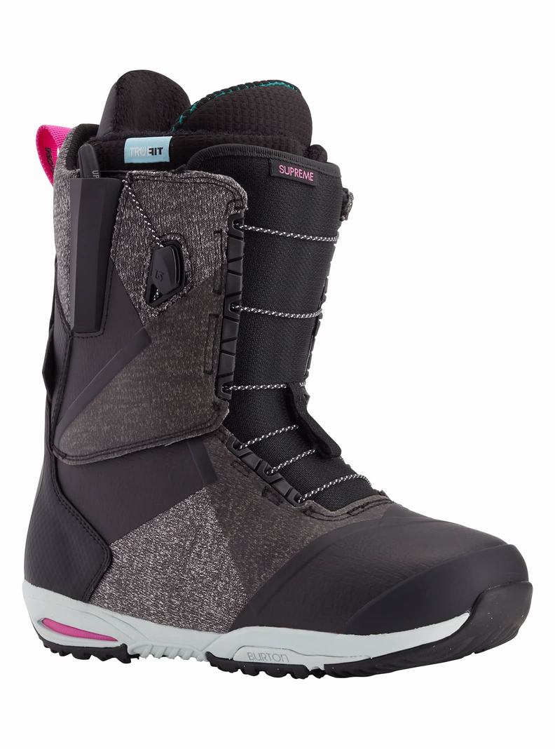 Boots Snowboard Burton Supreme - Larges Femme Noir | 608972-LJO