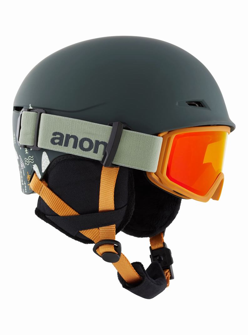 Casque Snowboard Burton Anon Define Enfant Grise | 015362-NXP