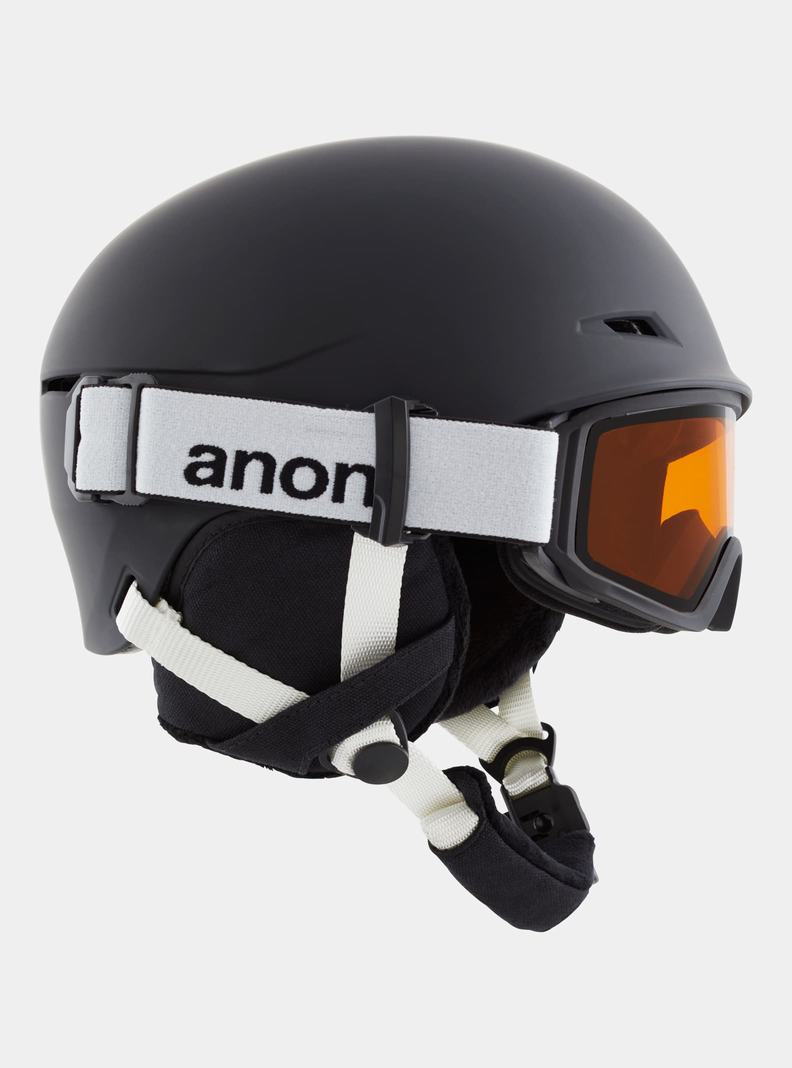 Casque Snowboard Burton Anon Define Enfant Noir | 894163-SZM