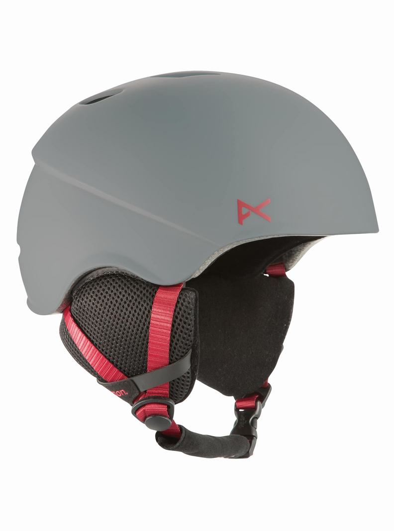 Casque Snowboard Burton Anon Helo - Round Fit Homme Grise | 268591-CAU