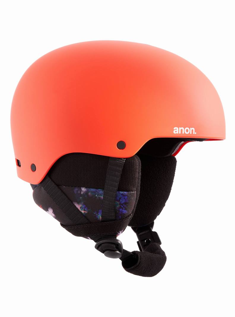 Casque Snowboard Burton Anon Rime 3 Enfant Rouge | 751830-OLD