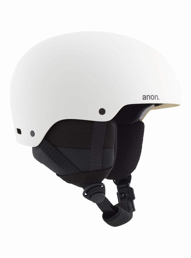 Casque Snowboard Burton Anon Rime 3 Enfant Blanche | 829617-EDH