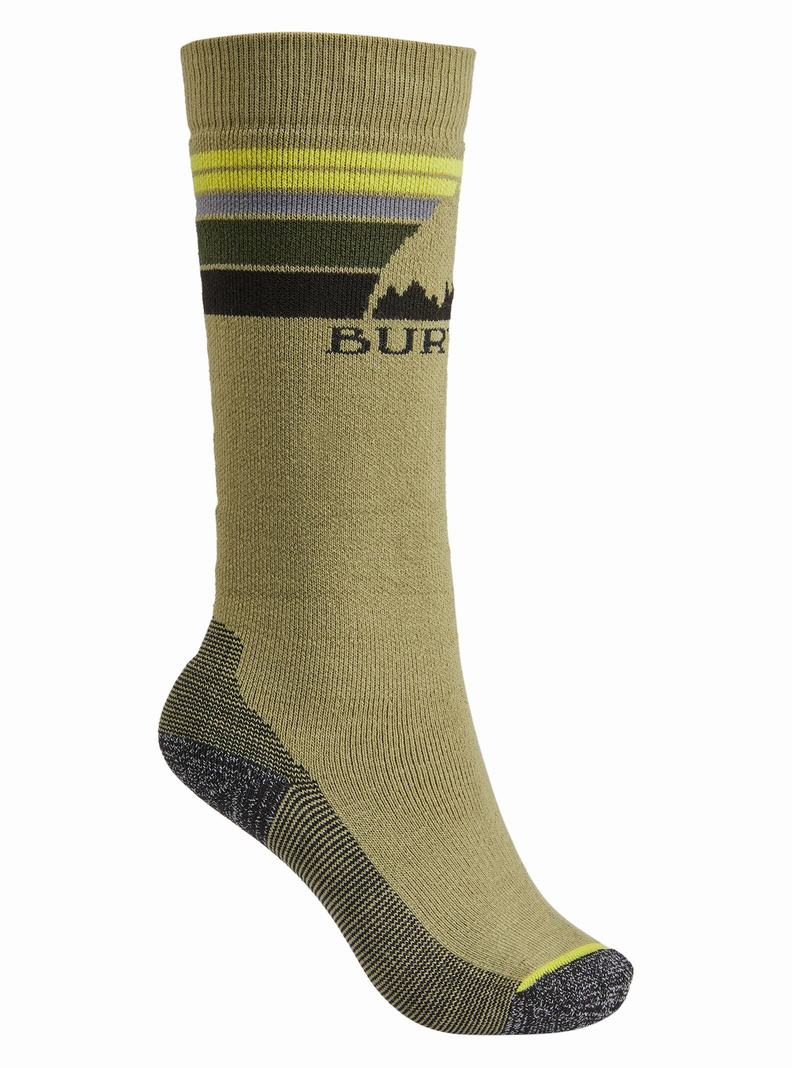 Chaussettes Burton Emblem Midweight Enfant Vert Olive | 905836-VYF