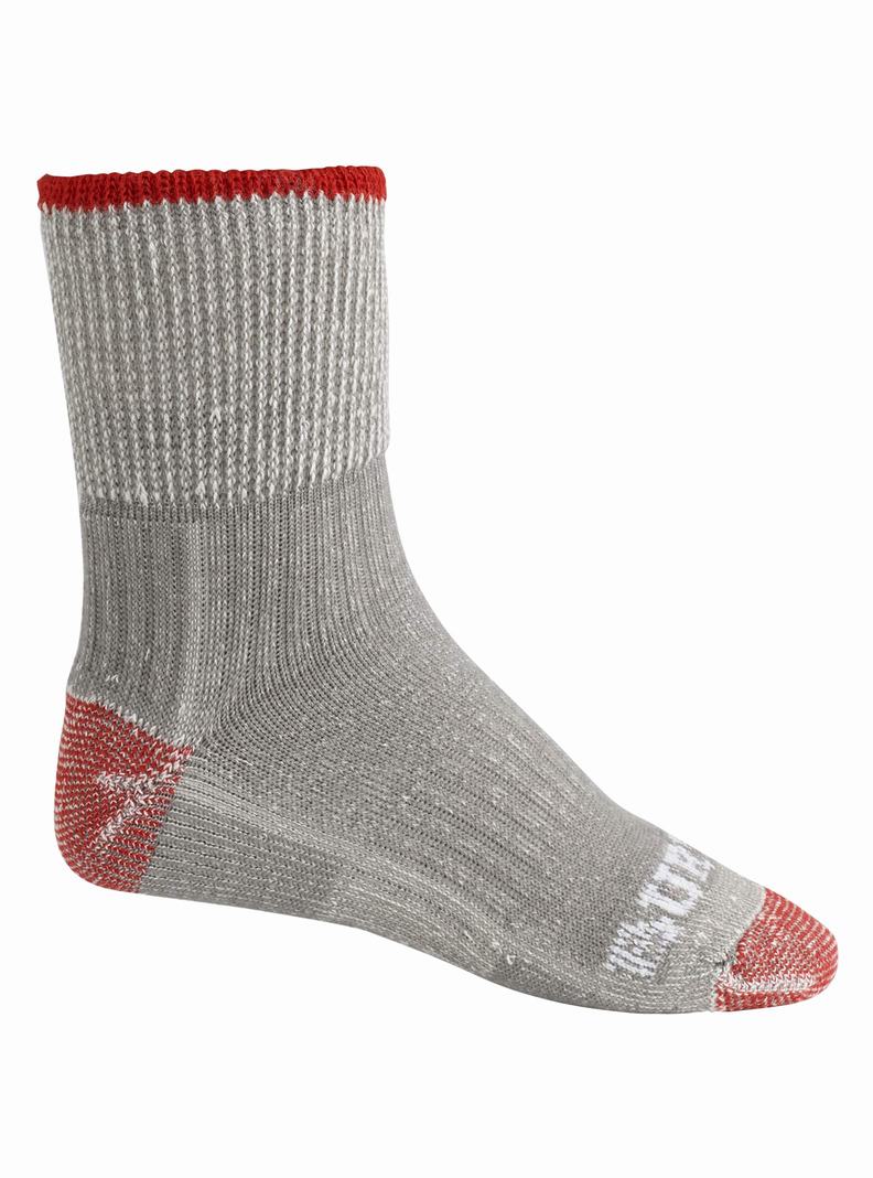 Chaussettes Burton Laine Hiker Homme Grise | 710835-PHF