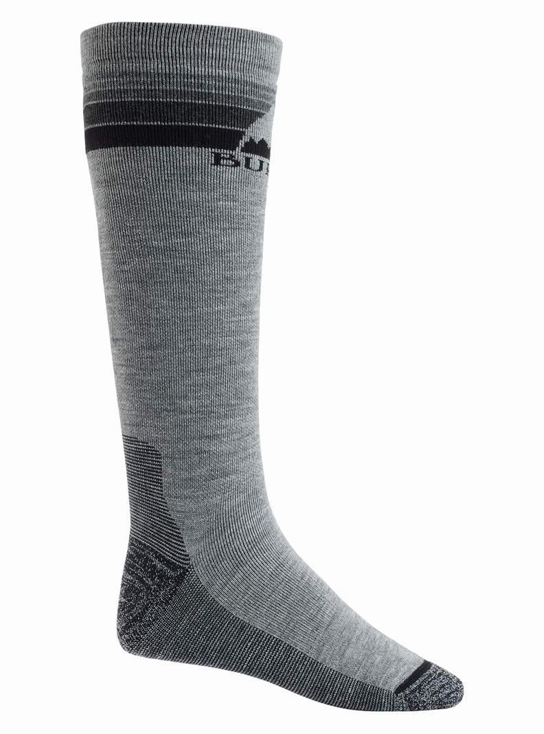 Chaussettes Burton Midweight Emblem Homme Grise | 103698-NOH