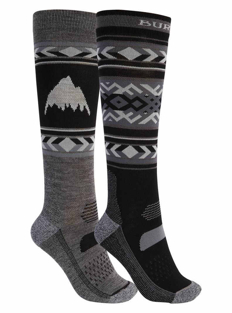Chaussettes Burton Performance Legere (2 Pack) Femme Noir | 349501-PFE