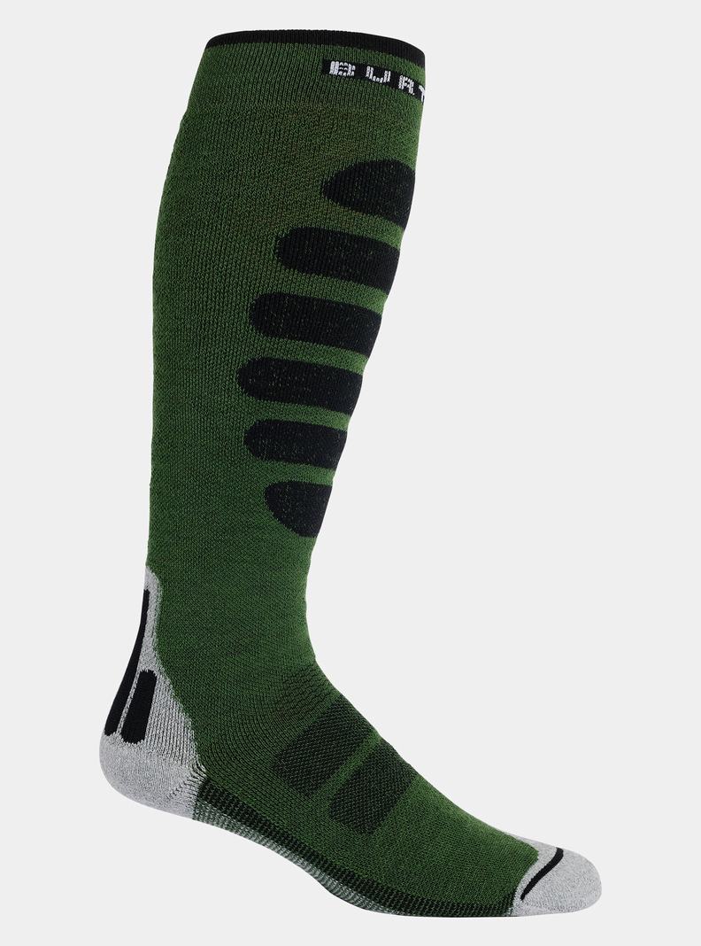 Chaussettes Burton Performance + Midweight Homme Vert Olive | 507149-SCU
