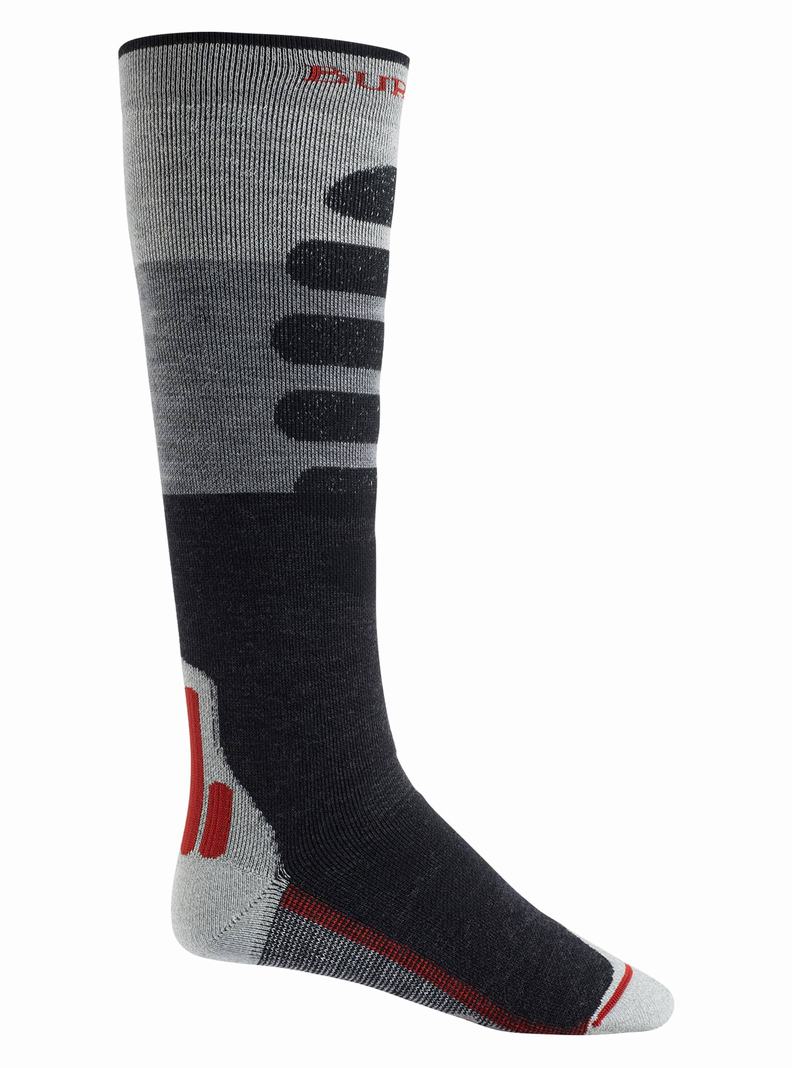 Chaussettes Burton Performance + Midweight Homme Grise | 813246-LXQ