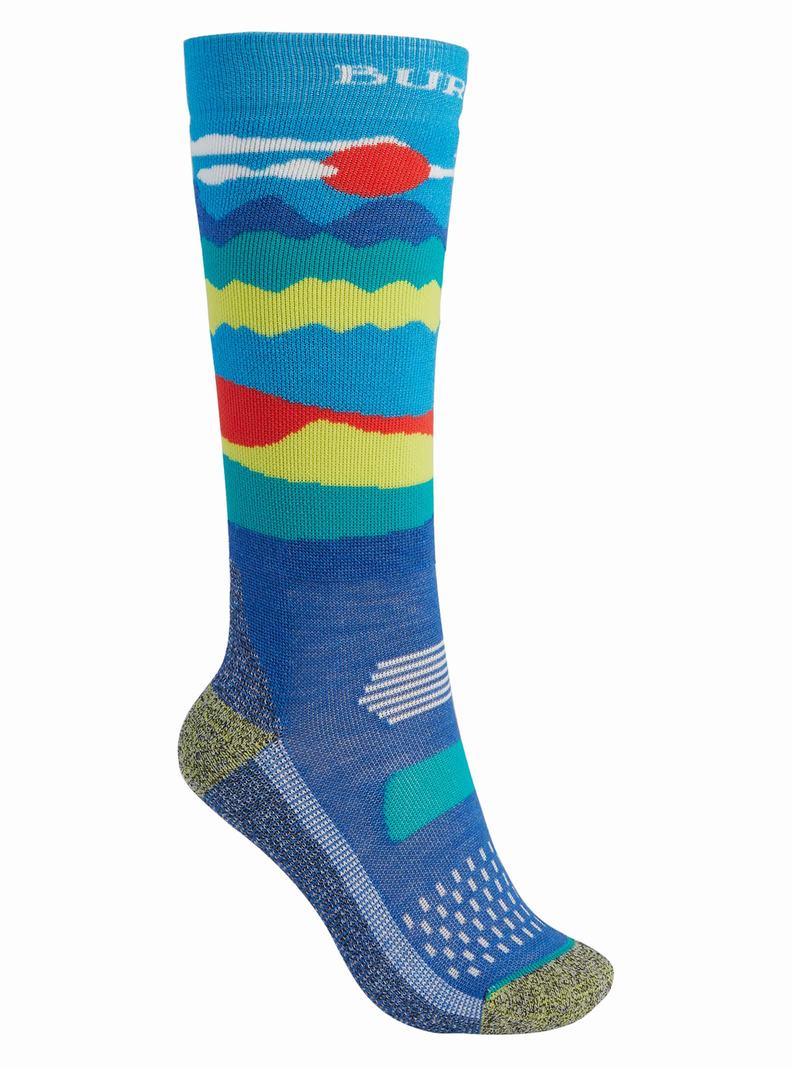 Chaussettes Burton Performance Midweight Enfant Bleu | 025631-LMA