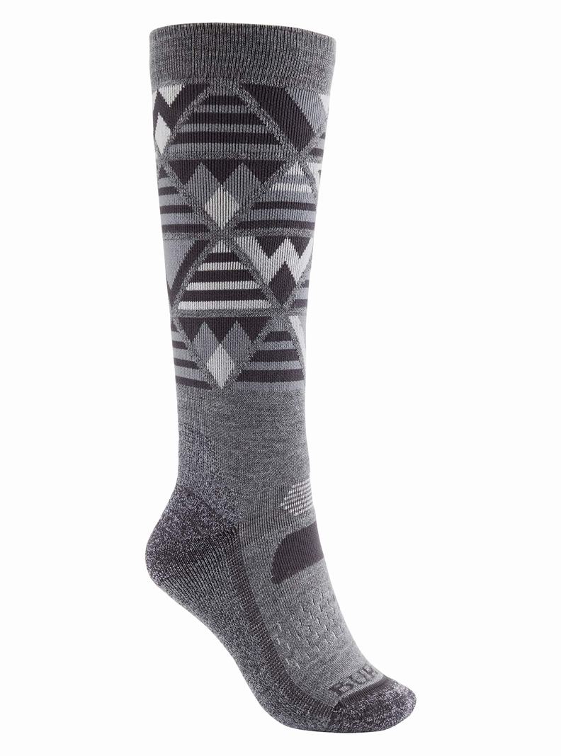 Chaussettes Burton Performance Midweight Femme Grise | 498756-SKQ