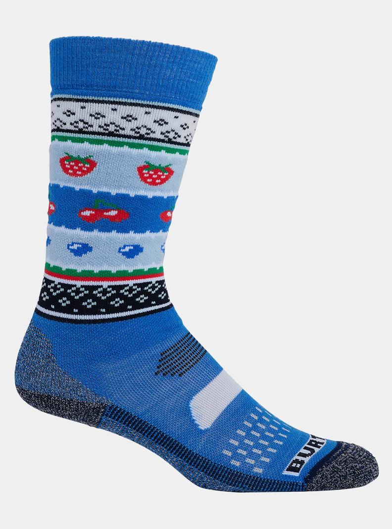 Chaussettes Burton Performance Midweight Enfant Bleu | 574918-IWA
