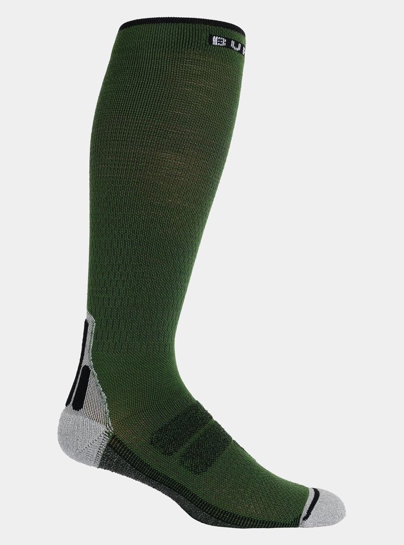 Chaussettes Burton Performance + Ultralight Compression Homme Vert Olive | 085931-AFO