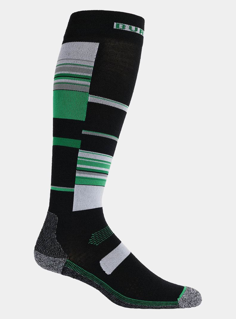 Chaussettes Burton Performance Ultralight Homme Vert Stripes | 395672-QKH