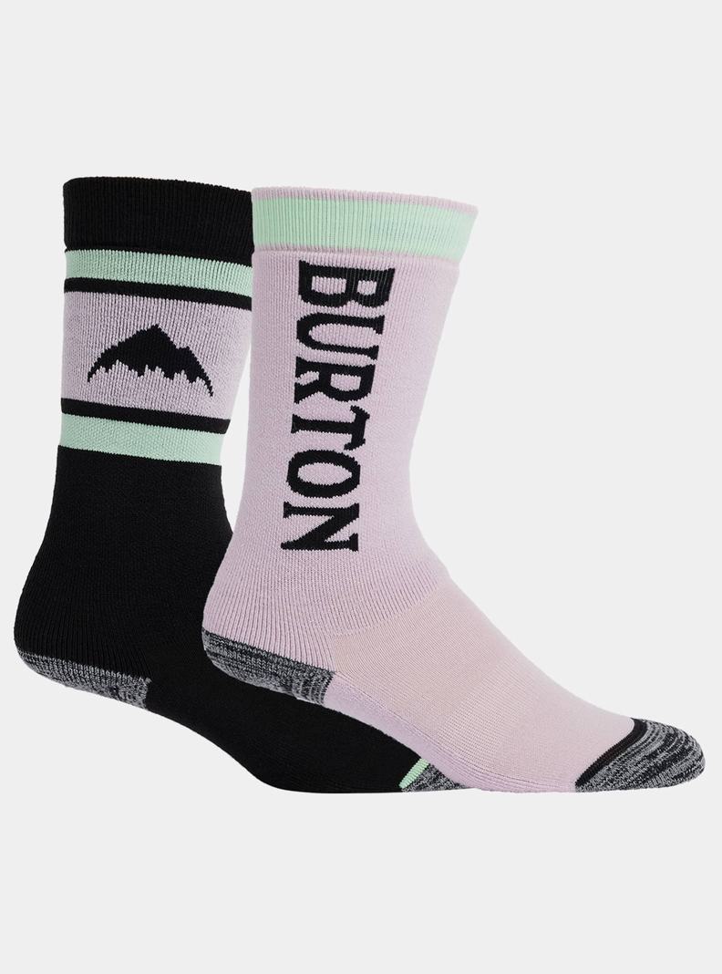 Chaussettes Burton Weekend Midweight (2 Pack) Enfant Violette | 834601-OZC