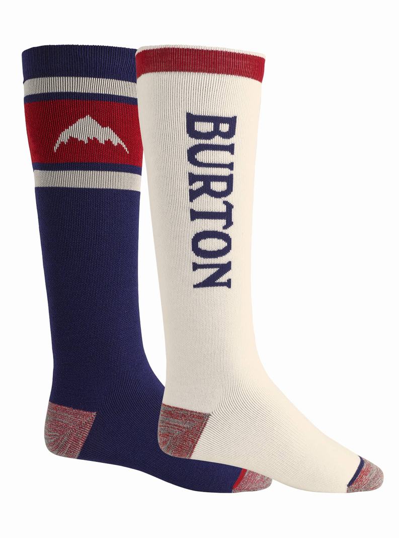 Chaussettes Burton Weekend Midweight (2 Pack) Homme Indigo | 908341-KYL