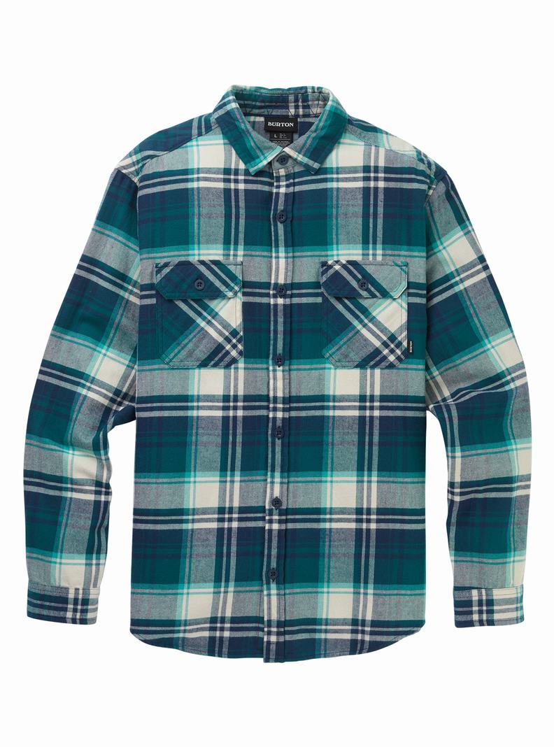 Chemise Burton Brighton Flannel Homme Bleu | 984571-AJP