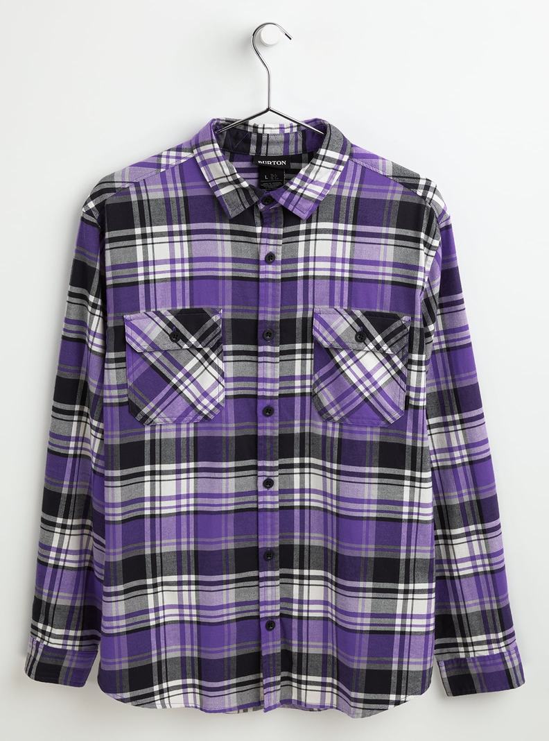 Chemise Burton Brighton Flannel Homme Violette | 479210-JCB