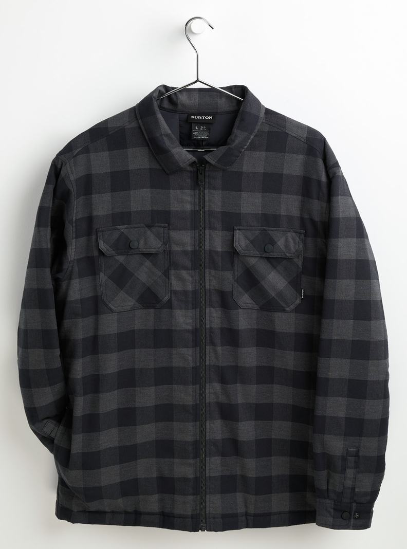 Chemise Burton Brighton Insulated Flannel Homme Noir | 368512-RBO