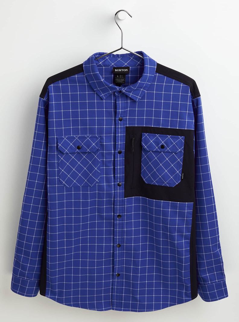Chemise Burton Brighton Performance Flannel Homme Bleu | 831459-PXW