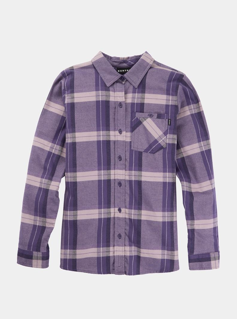 Chemise Burton Favorite Long Sleeve Flannel Femme Violette | 746219-YEJ