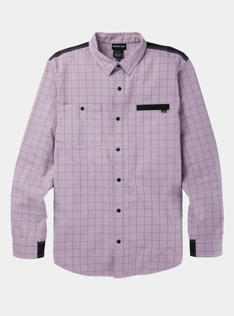 Chemise Burton Favorite Performance Long Sleeve Flannel Homme Lavande | 602894-RPY