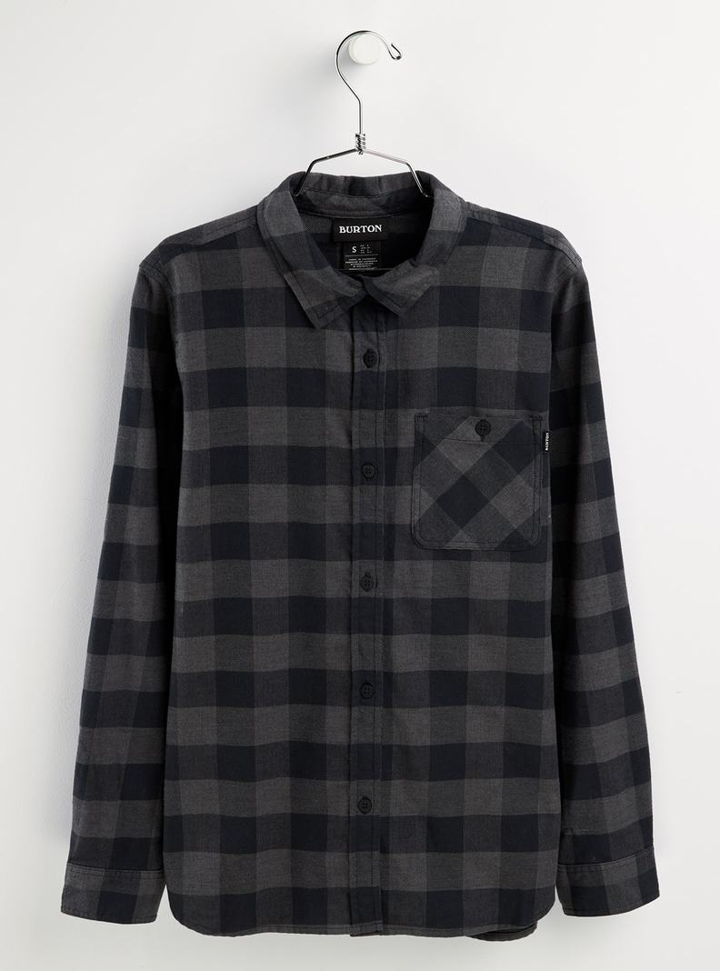 Chemise Burton Grace Long Sleeve Flannel Femme Noir | 084951-EAP