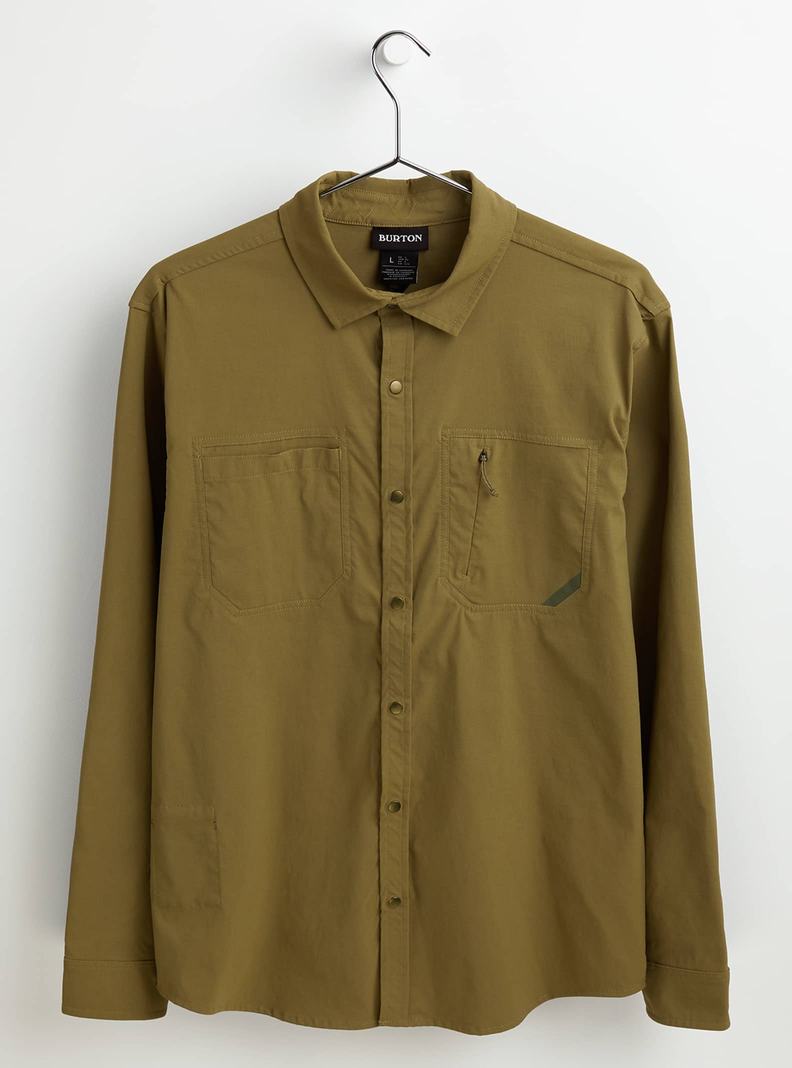 Chemise Burton Multipath Utility Long Sleeve Shirt Homme Vert Olive | 561782-YVU