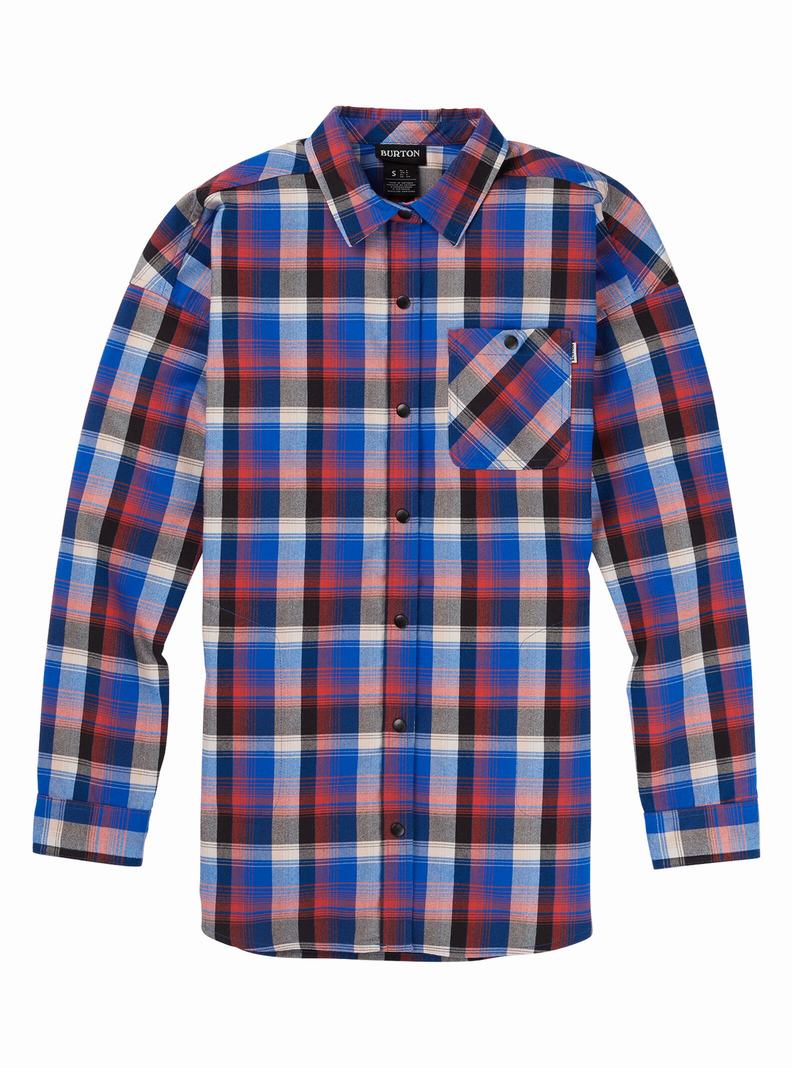 Chemise Burton Stretch Grace Performance Flannel Femme Bleu | 846209-IVR