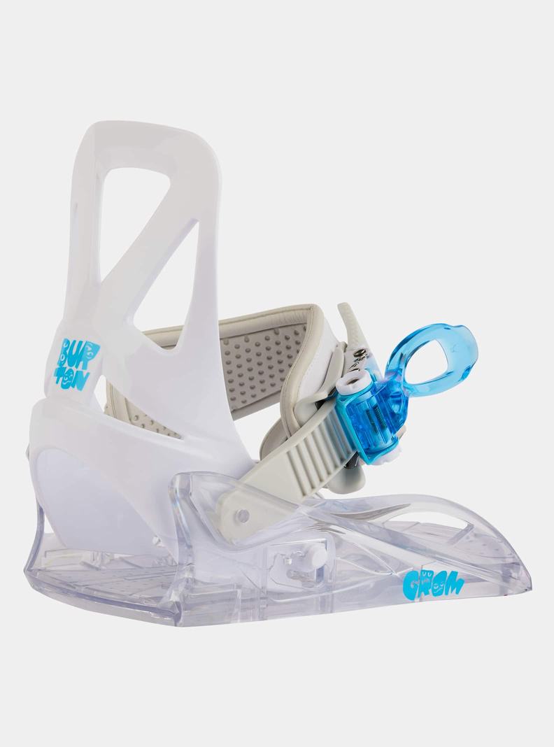 Fixation Snowboard Burton Grom Disc Enfant Blanche | 705931-HVG