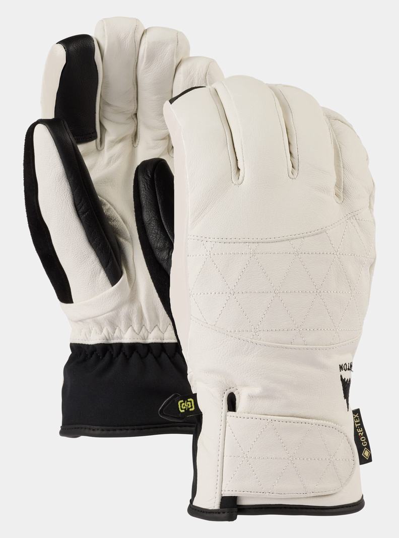 Gants Burton GORE-TEX Cuir Gondy Femme Blanche | 910764-BRG