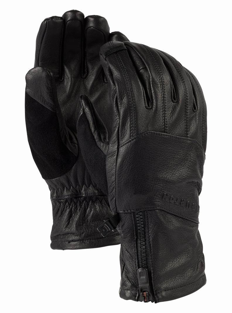 Gants Burton [ak] Cuir Tech Femme Noir | 542637-FMB