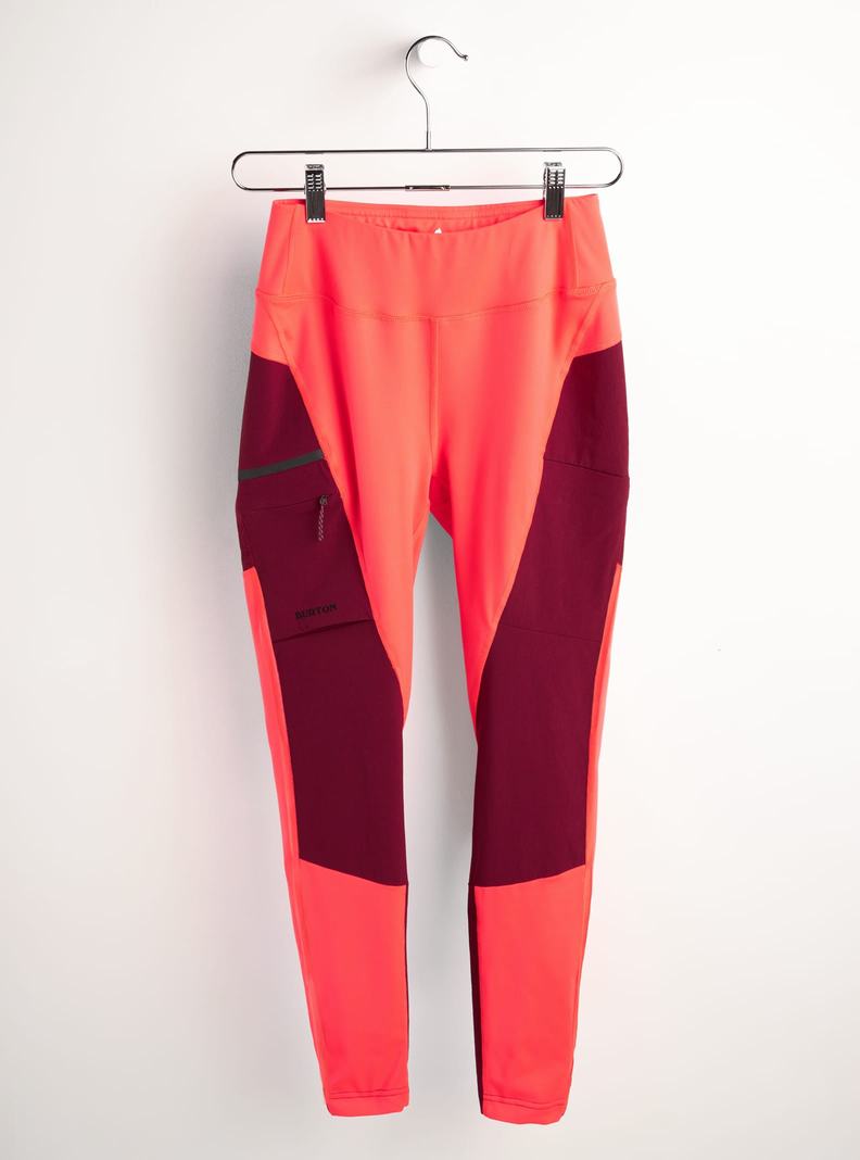 Leggings Burton Multipath Utility Femme Rose Rouge | 489325-ZTD